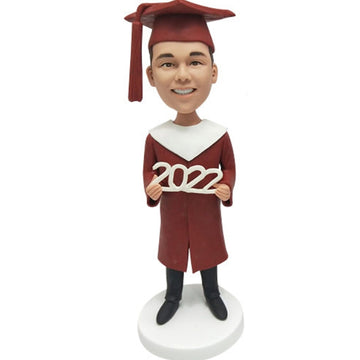 Custom bobbleheads for Friends Graduation 2022